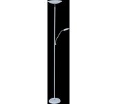 Lámpara de pie / pie de salón color blanco. led 18 w, 1400 lm + 5 w, 350lm. ref. 020025h/1wh