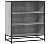Aparador | aparador de comedor | armario de cocina madera ingeniería y metal gris sonoma 68x35x76 cm cfw168067