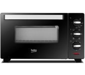 Beko - bmof19b - fornetto elettrico, cottura ventilata, 19 litri, 1380 w, 3 funzioni, timer 60 min, temperatura fino a 220° - nero, 47.4 x 28.3 x 28.