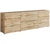 Mueble tv miami 413, roble wotan, 180x62x35cm