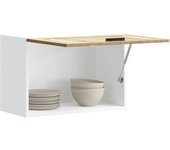 Gabinete de pared de cocina de madera de roble porto sonoma