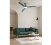 Wind modern - ventilador de techo 40w ø132 cm silencioso con luz led , wifi y mando a distancia