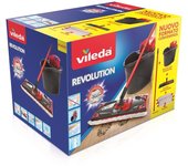 Vileda 158575 mopa, fregona y cubo tanque individual negro, rojo, blanco