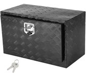 Vevor 76x43,2x45,7 cm caja herramientas para camión caja marco caja de almacenamiento de aluminio montaje inferior con cerradura y llave impermeable