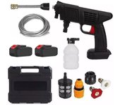 Hidrolimpiadora pistola portátil batería lavado de coches a presión 48v 2 baterías