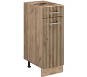 Vicco mueble bajo de cocina r-line, roble artesanal, 30 cm sin encimera