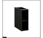 Cubos de almacenamiento - 20 x 57 cm - negro - wotania