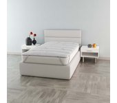 Topper silver alcochado con tratamiento de silver, individual 80x195cm