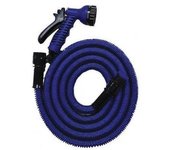 Manguera de riego extensible larga vida en kit stars mt 5/15 + racores + pistola de agua