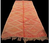Alfombra oriental hecha a mano original, medición: 370x140 cm con certificado de autenticidad