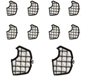 Paquete de 10 filtros de repuesto para aspiradora vorwerk vk135/140/150