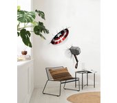 Vinilos decorativos de komar - marvel avengers hammer & shield - piezas