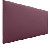 Dhome cabecero de polipiel liso cabeceros cabezal tapizado cama (polipiel vino tinto, 105cm (camas 80/90/105))
