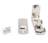 Hebilla de pestillo para puerta de granero en ángulo de 90 grados, accesorio de hardware para puerta corredera de acero inoxidable