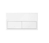 Kit front horizontal para 2 elementos con 2 teclas blanco mate simon 100