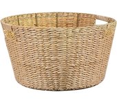 Cesta redonda con asas cm 40xh22, marca h&h, seagrass