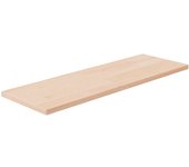 Panel de estantería 60x20x1,5 cm madera maciza de roble sin tratar