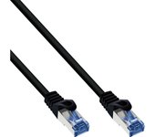 Cable de red inline, cat.6a, s/ftp, pur industrial, negro, 10m