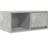 Mueble de tv | mueble de salón | mesa de tv madera de ingeniería gris hormigón 60x31x25,5 cm cfw48046