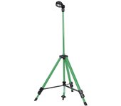 Ducha de jardín con trípode | altura regulable | 2 funciones: ducha y nebulización | conector universal incluido | altura máxima: 162 cm