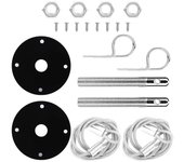 Kit de bloqueo de pasador de capó estilo horquilla de carreras universal para deportes de carreras