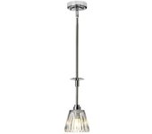 Elstead agatha 1 taklampa polerad krom ip44, g9
