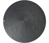 Alfombra mar unicolor dark grey ø140 cm