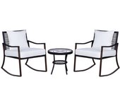 Conjunto de jardín para 2 personas - materiales en rattan pe