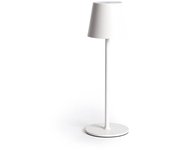 Ledkia lámpara de mesa led 3w portátil de metal con batería usb recargable anisa blanco