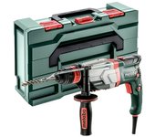 Martillo perforador metabo sds-plus - uhev 2860-2 quick set - 1100 w - juego + 10 brocas - 600713510