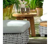 Mesa de muebles de jardín de madera de bolívar