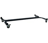 Carro planta speedy line rectangular cm 58x30 negro tecnokit