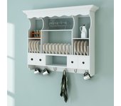 Maison exclusive - mueble de pared para cocina de madera blanco