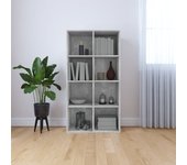 Estantería/aparador | aparador de comedor | armario de cocina madera contrachapada gris 66x30x130 cm cfw81775