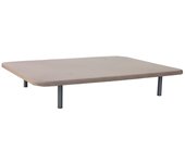 Base tapizada 3d 135x200 5 barras y con válvulas no incluye patas colchum