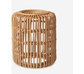 Mesa auxiliar ratan ø40x50cm