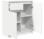 Aparador | aparador de comedor | armario de cocina con cajón blanco 71x35x84 cm madera de ingeniería cfw48172