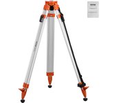 Vevor trípode de nivel láser, soporte roscado de 5/8-11, ajuste de altura 16.53-65.55, para escáner de nivel láser, patas retráctiles