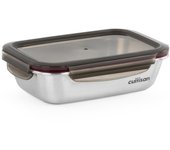 Cuitisan flora - recipiente rectangular de 1.1l en acero inoxidable apto microondas