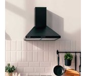 Campana piramidal everest 4060b universal blue 70w 450m³/h 63db 3 velocidades negro 98x60x47 cm