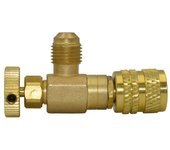 Válvula de cierre 1/4 sae f x 1/4 sae m - específica para r22 - r134a - r404a - r407c - idrhaus