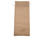Sac à vin en tissu lin simple, 12 pezzi, con cordone di serramento, housse decorativa per champa