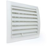 Rejilla de plástico blanca con malla serie qm blanco 190x190mm d150 blanco 190x190mm d150