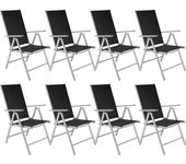 Tectake sillas de jardín plegable