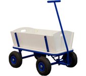 Sunny billy beach wagon carro jardin en azul, carrito playa | carrito jardin, madera, para niños con ruedas neumáticas | carro playa, carro playa