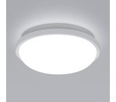 Lámpara de techo led redonda, 20w, 6500k, ø20cm, iluminación moderna para dormitorio, pasillo, baño