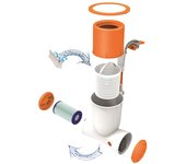 Bomba de filtro de piscina flowclear skimatic 2574 l/h 58462