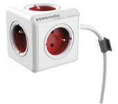 Powercube plug extended 1.5m red 2300rd/frexpc