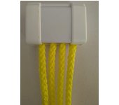 Cortina mosquitera cordón amarillo | an. 1m x al. 2,20m | protección insectos, puerta, exterior, interior