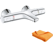 Mezclador termostático para ducha y baño grohe precision trend + microfibra